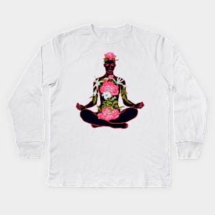 Yoga #22 Kids Long Sleeve T-Shirt